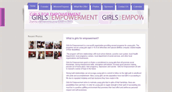 Desktop Screenshot of girlsforempowerment.com